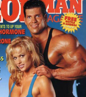 Young Rich Piana in a magazine